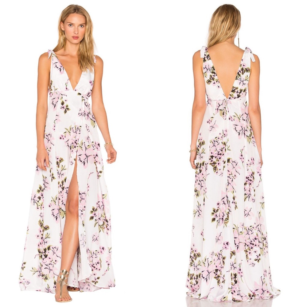 Beach riot floral maxi dress